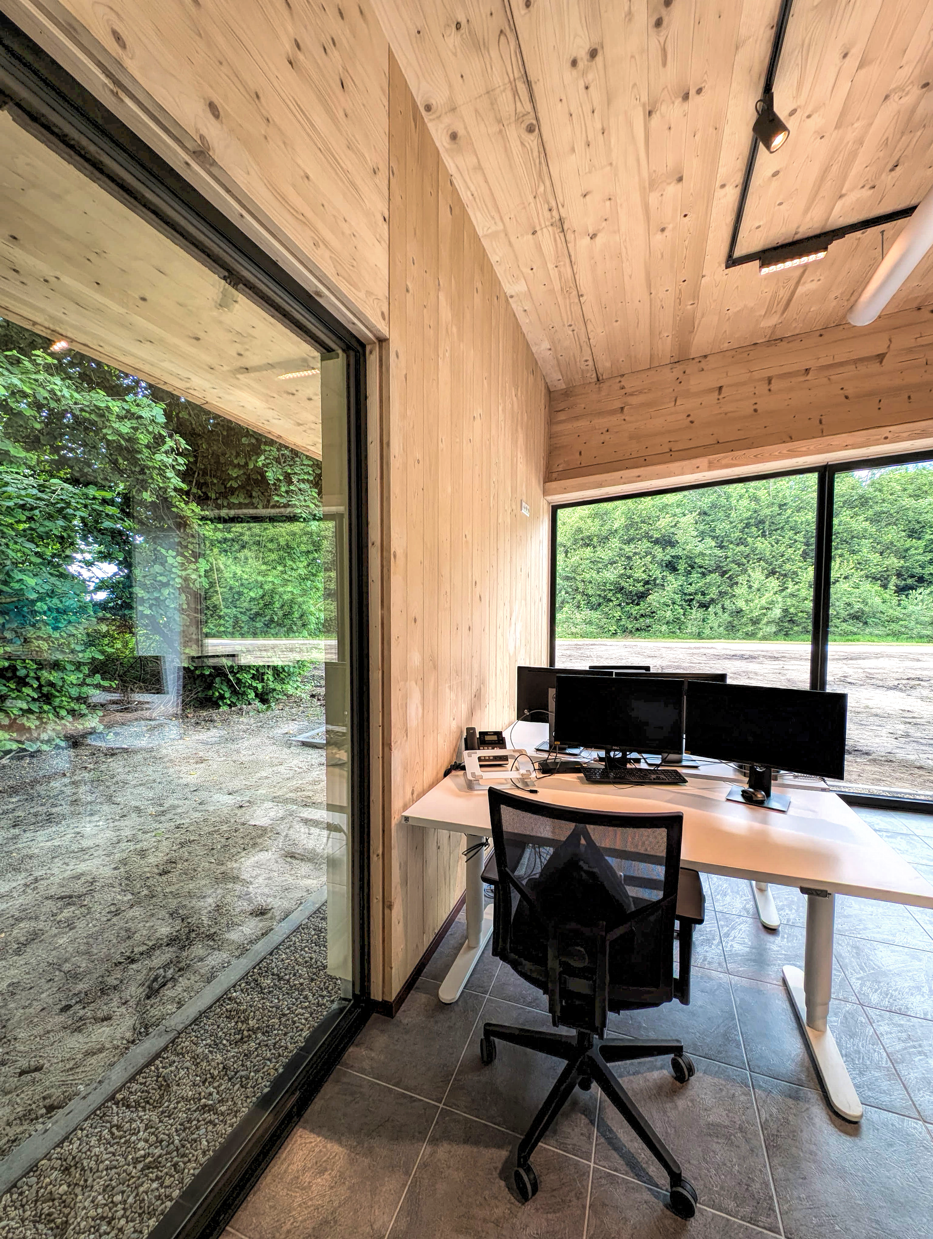 CLT cross laminated timber office workspace MOST Architecture